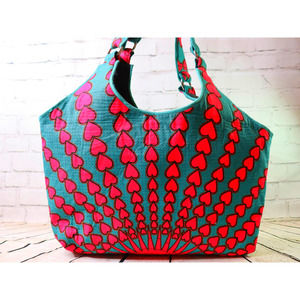Heart Patterned Crossbody Bag